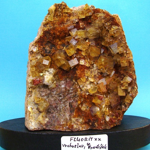 Fluorit, Vrchoslav, št. František, cca 1988